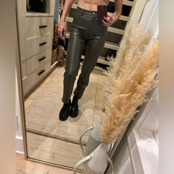 Aritzia Wilfred Melina Pant - Size 4 - Grey Peppercorn - Picture 2 of 6